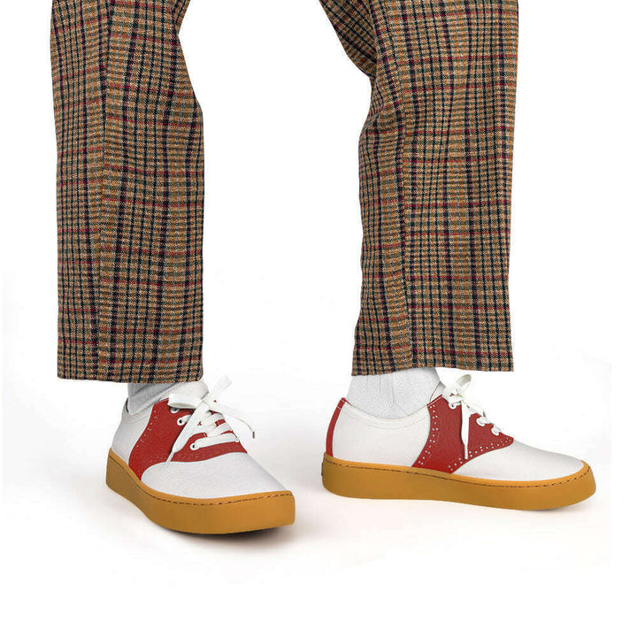 Saddle Red Women's Casual Sneakers