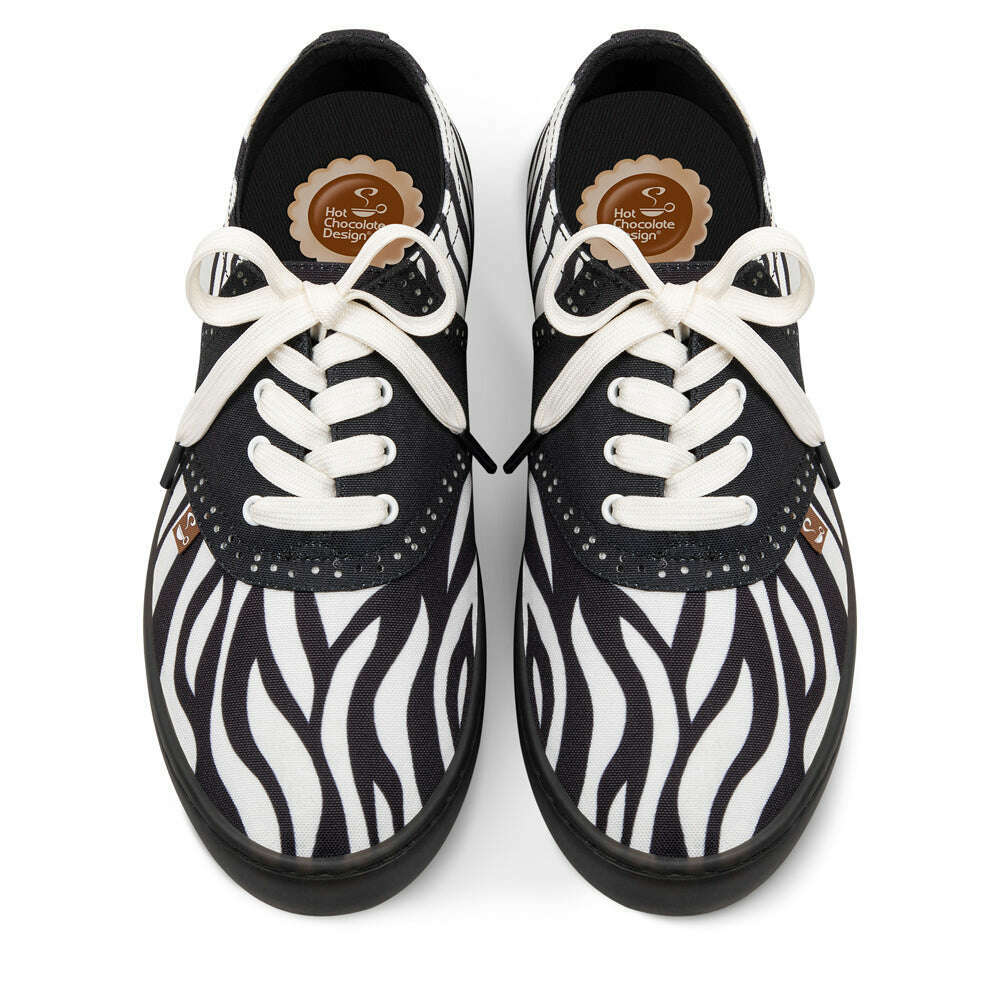Saddle Zebra Women's Casual Sneakers