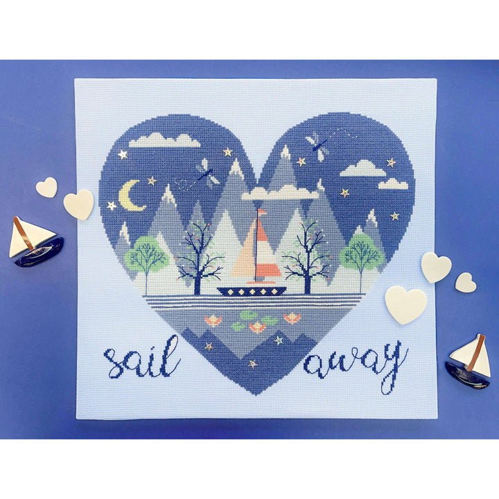 Sail Away XHY8 Counted Cross Stitch Kit