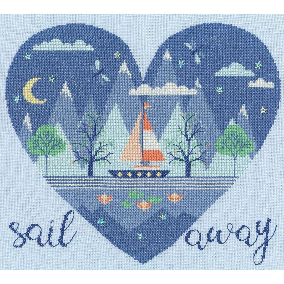 Sail Away XHY8 Counted Cross Stitch Kit