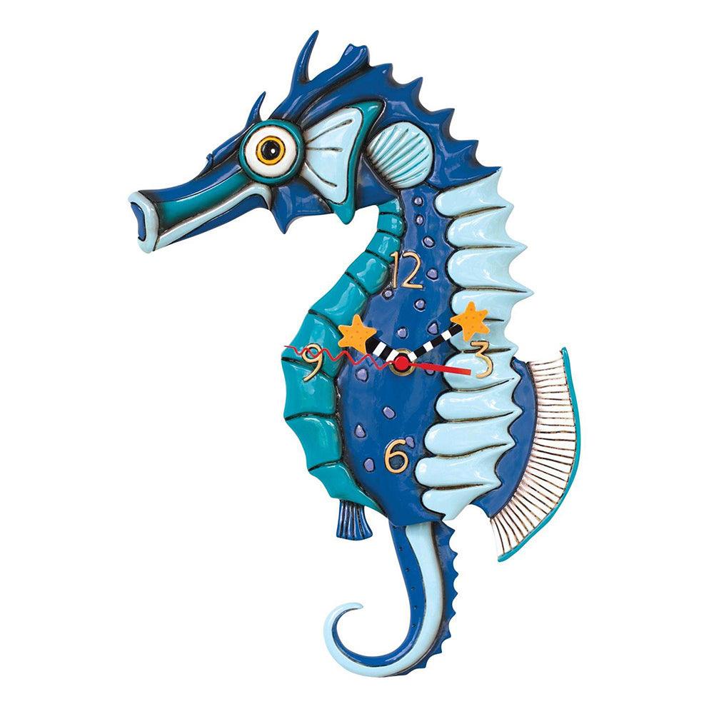 Salty Seahorse Wall Clock by Allen Designs - Quirks!