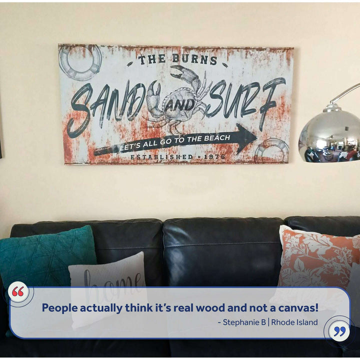 Sand And Surf Sign V