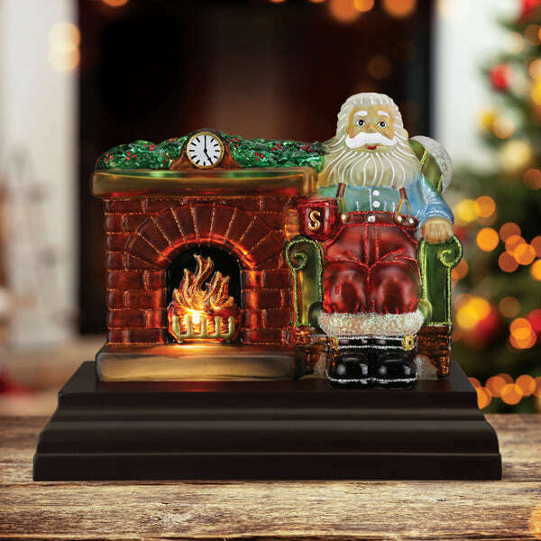 Old World Christmas Santa at Hearth Light