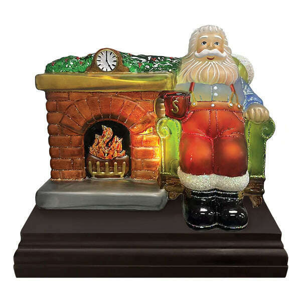 Old World Christmas Santa at Hearth Light