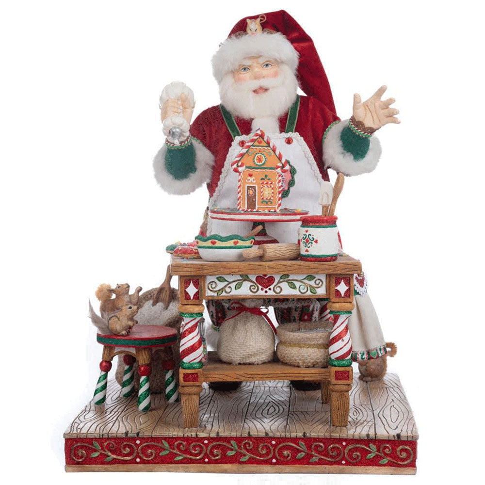 Santa Baking for Christmas by Katherine's Collection image