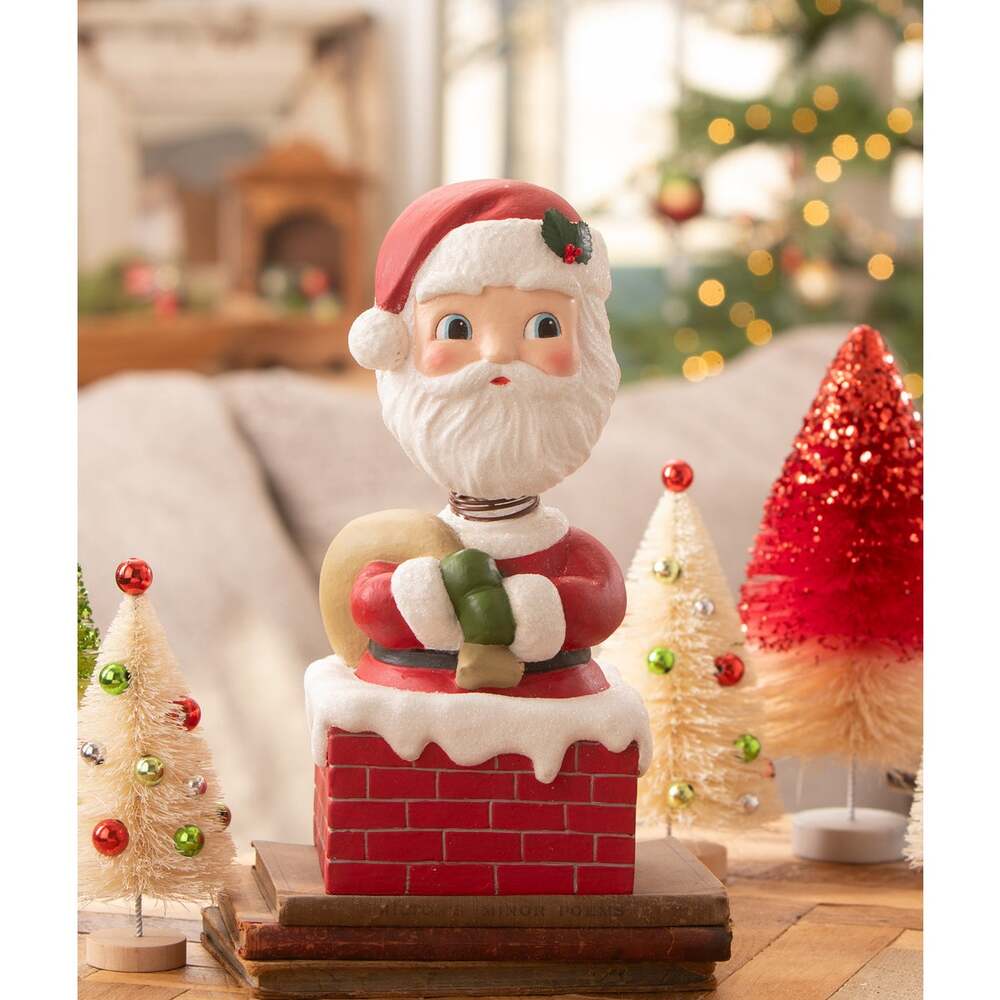 Santa Claus Bobble Head by Bethany Lowe Designs 2