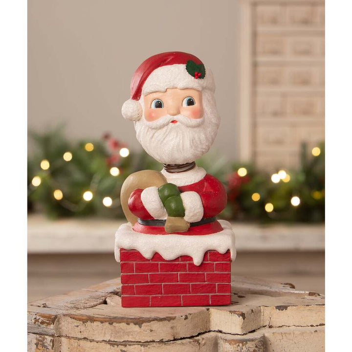 Santa Claus Bobble Head by Bethany Lowe Designs