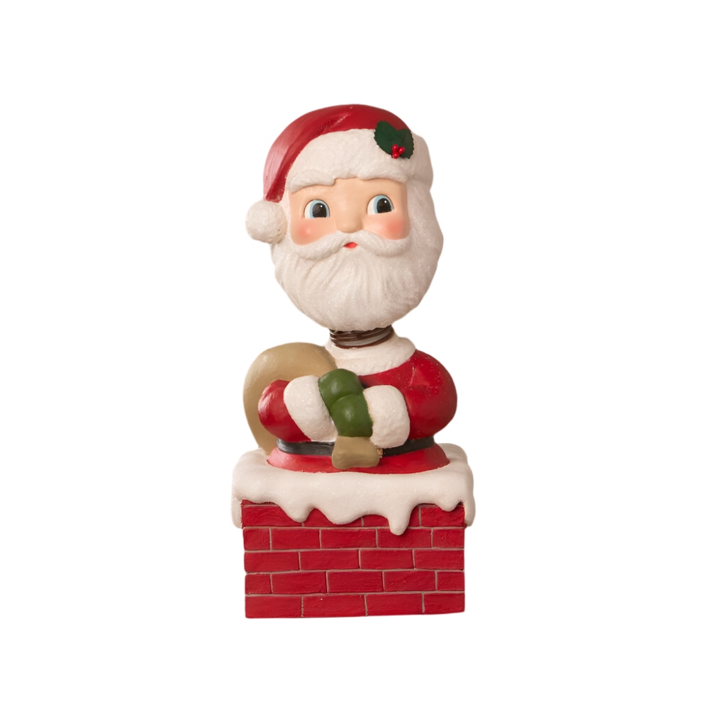 Santa Claus Bobble Head by Bethany Lowe Designs