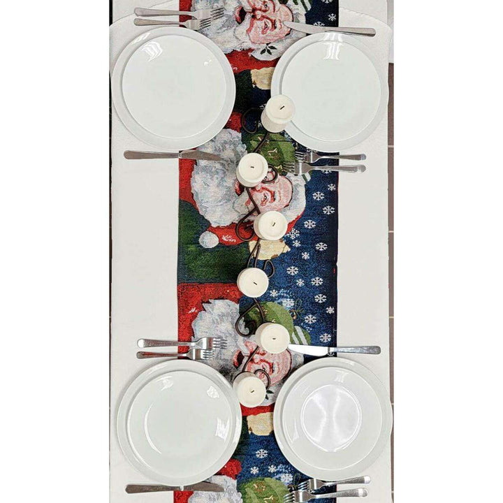 Santa Claus Christmas Table Runner F07M5-8C