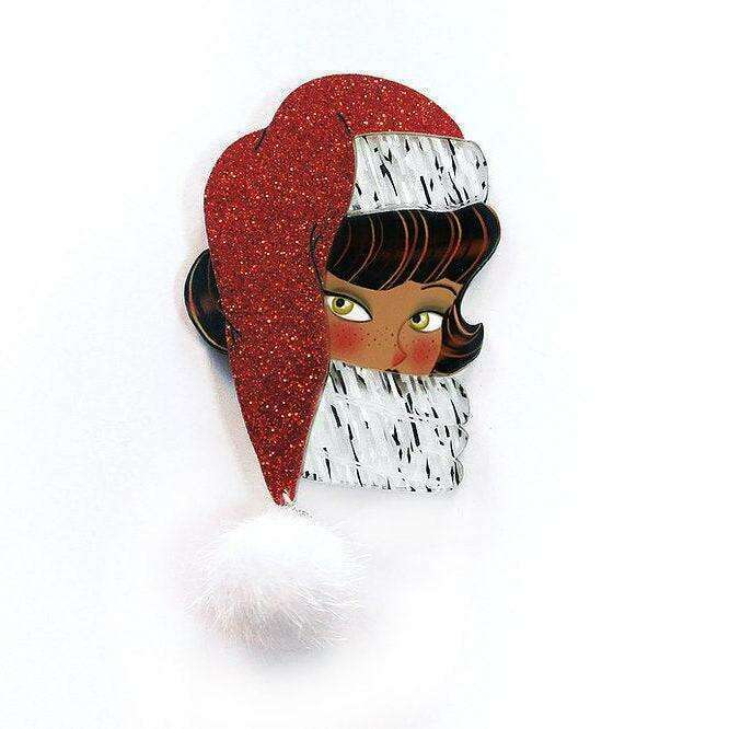 Santa Claus Hazel Brooch by Laliblue - Quirks!