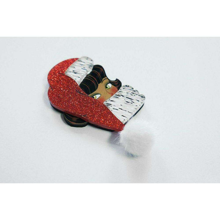 Santa Claus Hazel Brooch by Laliblue - Quirks!