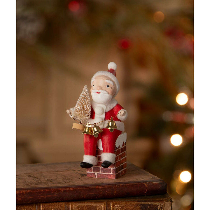 Santa on Chimney by Bethany Lowe Designs, image 2