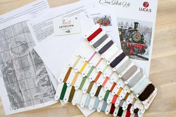 Santa's Express B2397L Counted Cross-Stitch Kit