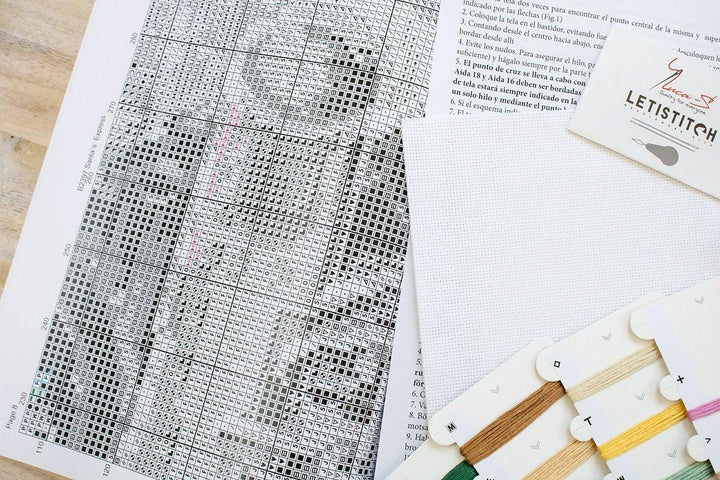 Santa's Express B2397L Counted Cross-Stitch Kit