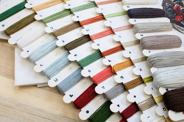 Santa's Express B2397L Counted Cross-Stitch Kit