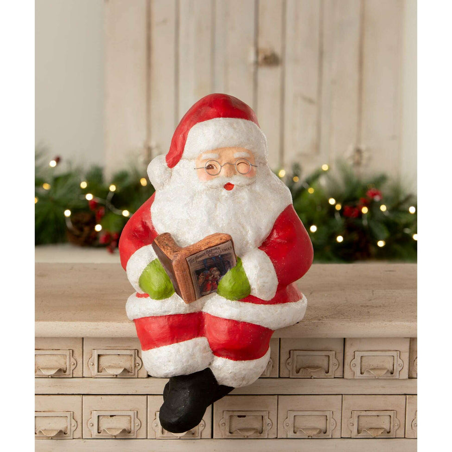Santa Shelf Sitter by Bethany Lowe Designs, christmas decor