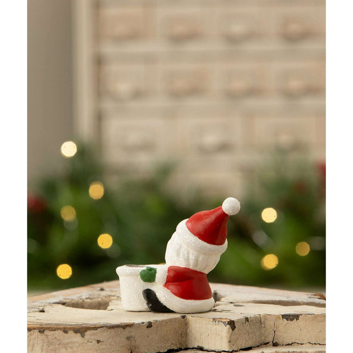 Santa Taper Candle Holder by Bethany Lowe Designs, image 3