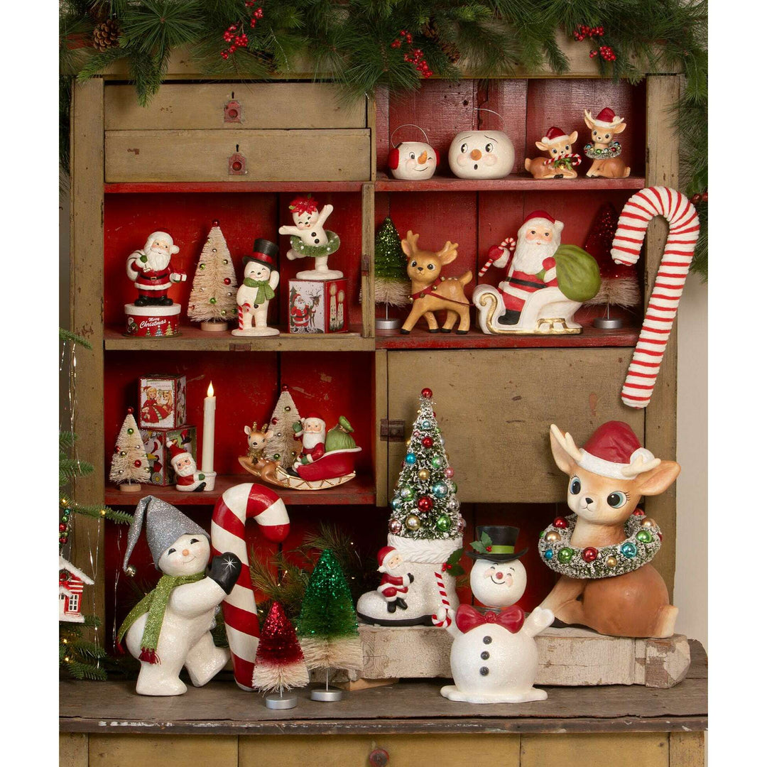 Santa Taper Candle Holder by Bethany Lowe Designs, image 7