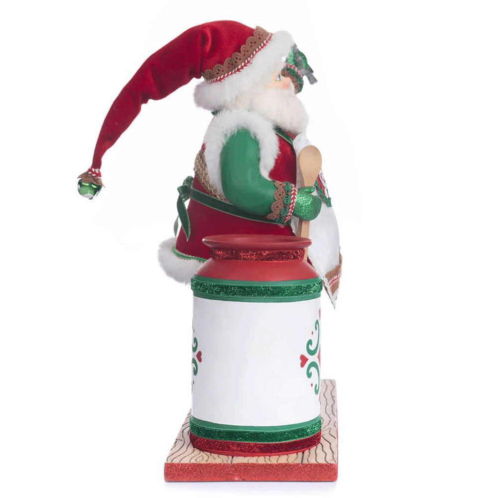 Santa with Utensil Cannister by Katherine's Collection image 3