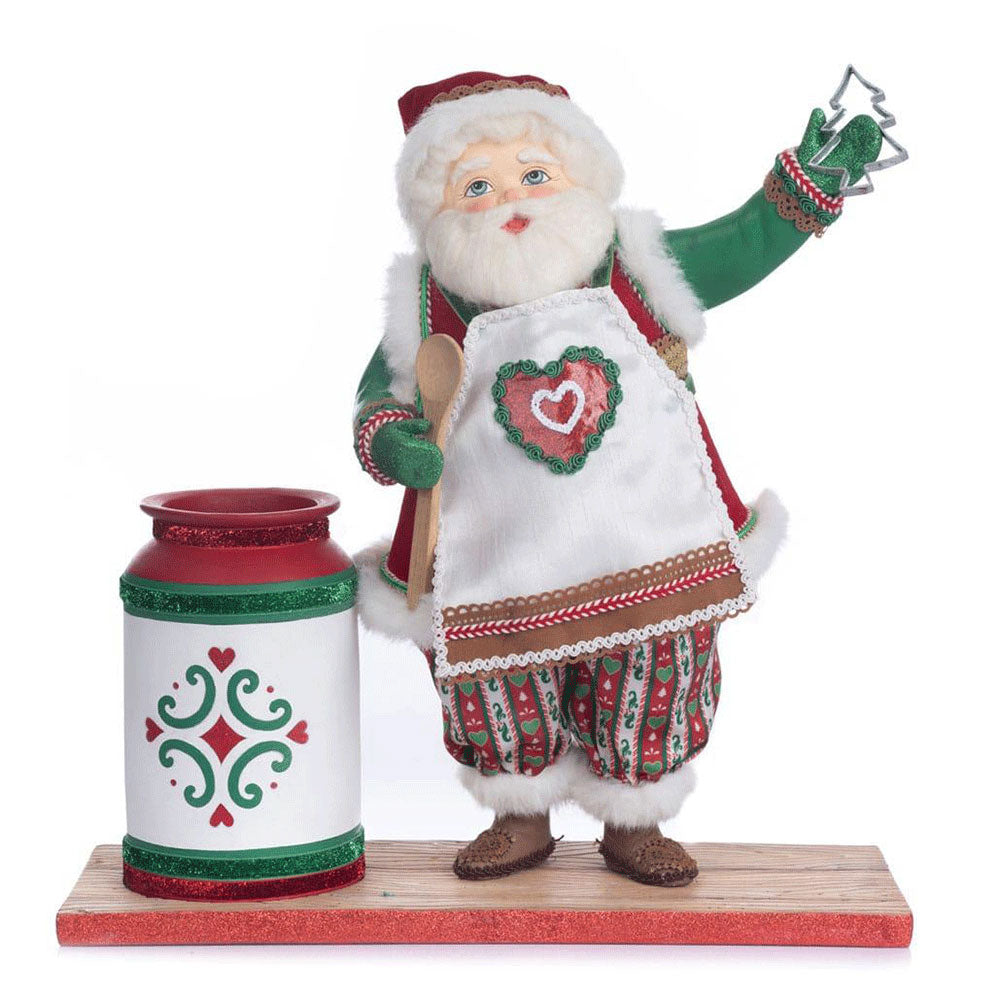 Santa with Utensil Cannister by Katherine's Collection image