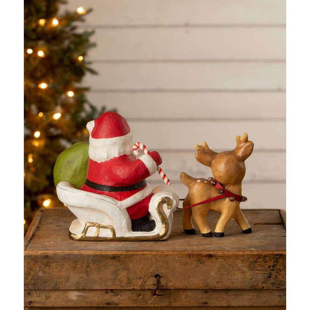 Santa's Reindeer and Sleigh by Bethany Lowe Designs, image 6