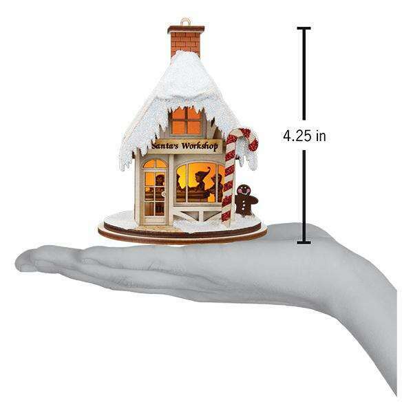 Old World Christmas Santa's Workshop Blown Glass Ornament