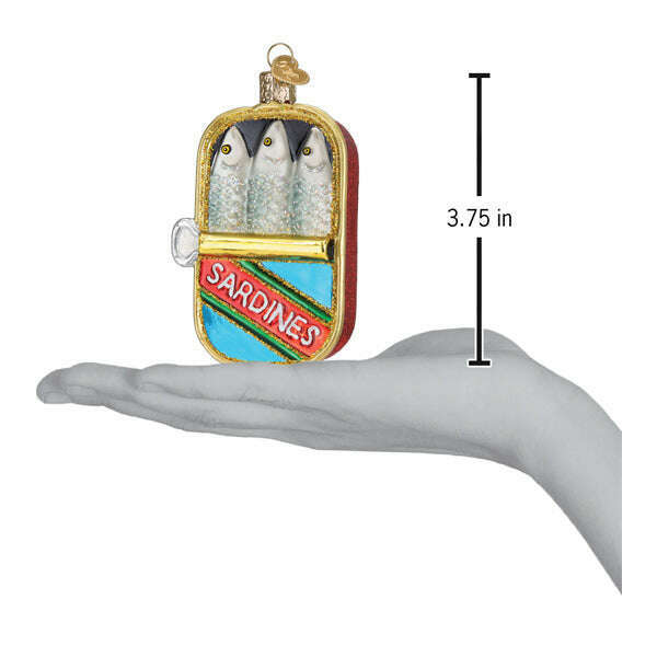 Old World Christmas Sardines Blown Glass Ornament