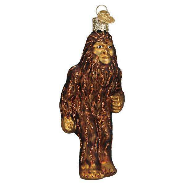 Old World Christmas Sasquatch Blown Glass Ornament