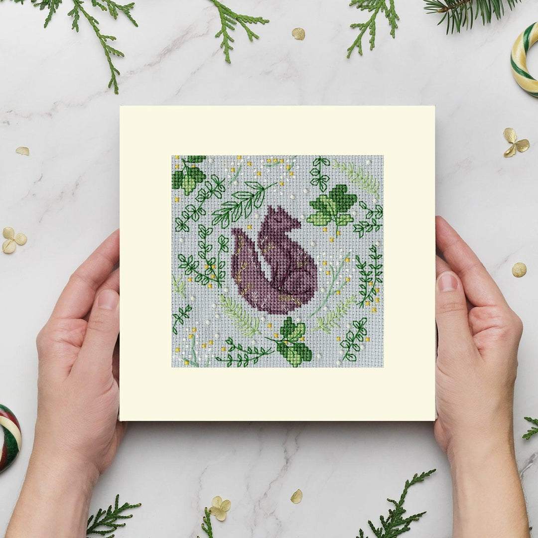 Scandi Fox Kit XMAS59 Counted Cross Stitch Kit