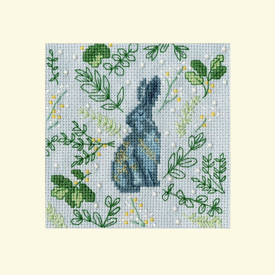 Scandi Hare Kit XMAS61 Counted Cross Stitch Kit