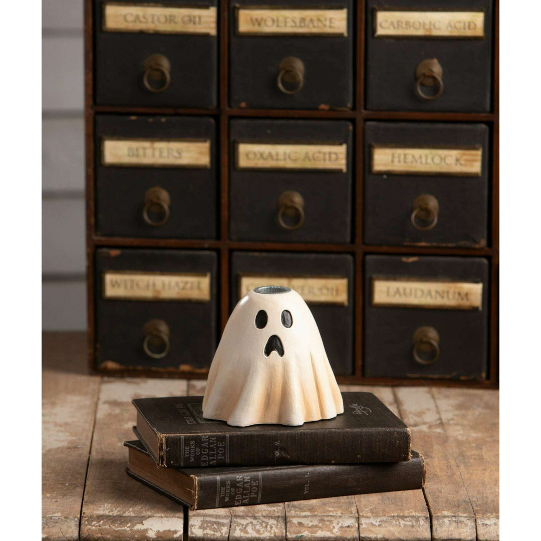 Scared Ghost Candlestick by Bethany Lowe Designs, image 2
