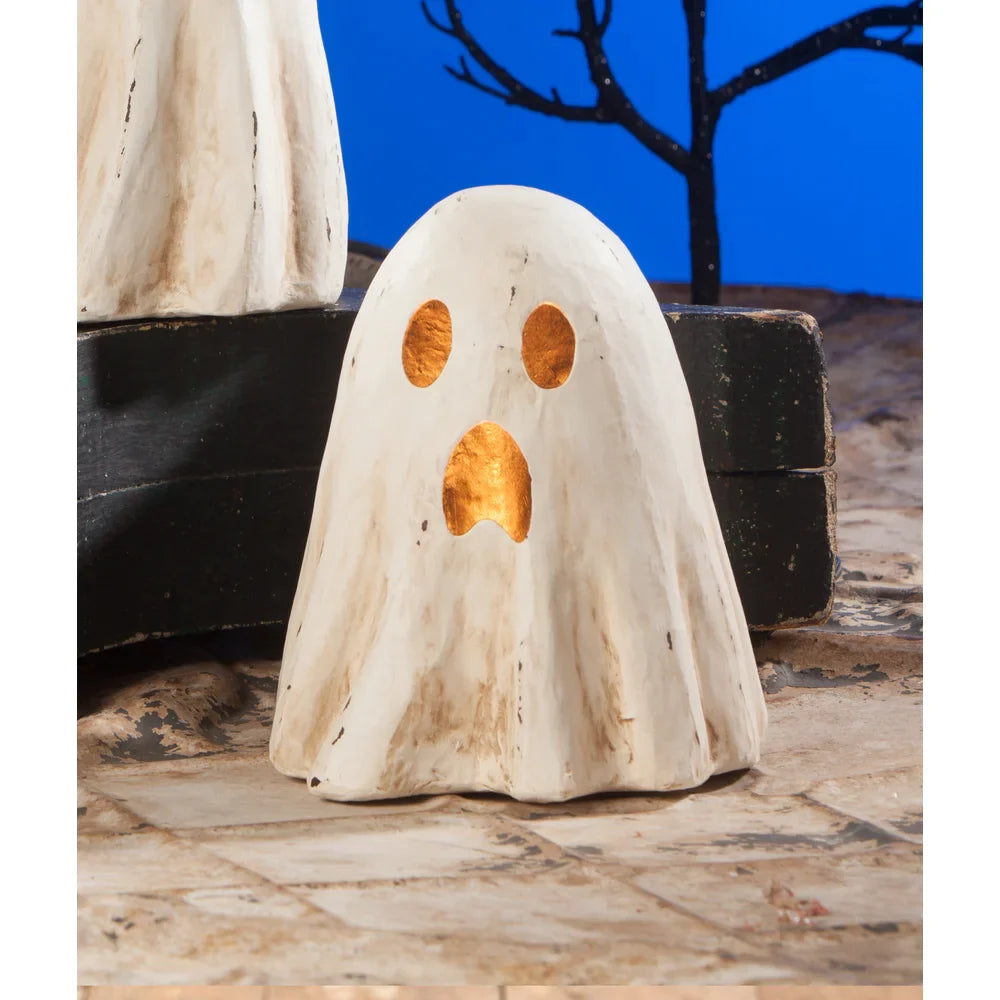 Scared Ghost Luminary Medium Paper Mache by Bethany Lowe - Quirks!