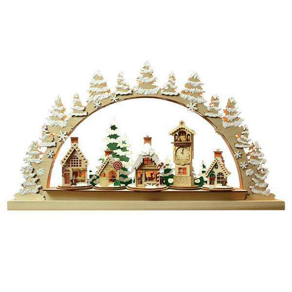 Old World Christmas Schwibbogen Display