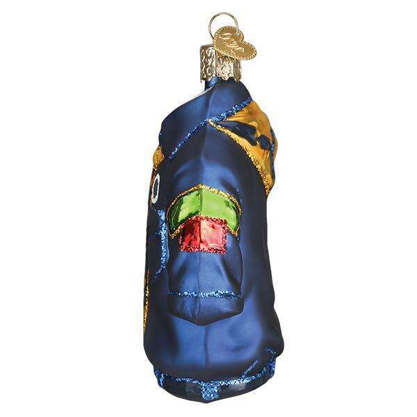 Old World Christmas Scout Uniform Blown Glass Ornament