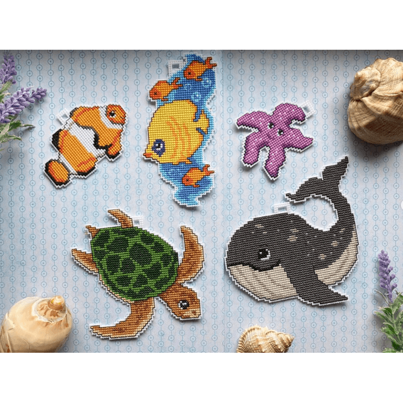 "Sea Dwellers" 101CS Counted Cross-Stitch Kit