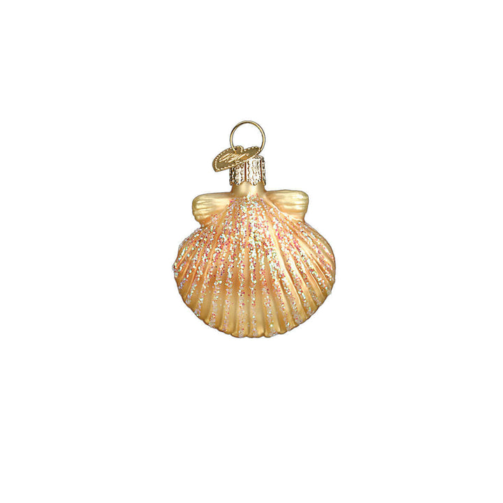 Old World Christmas Sea Shell Blown Glass Ornament Set