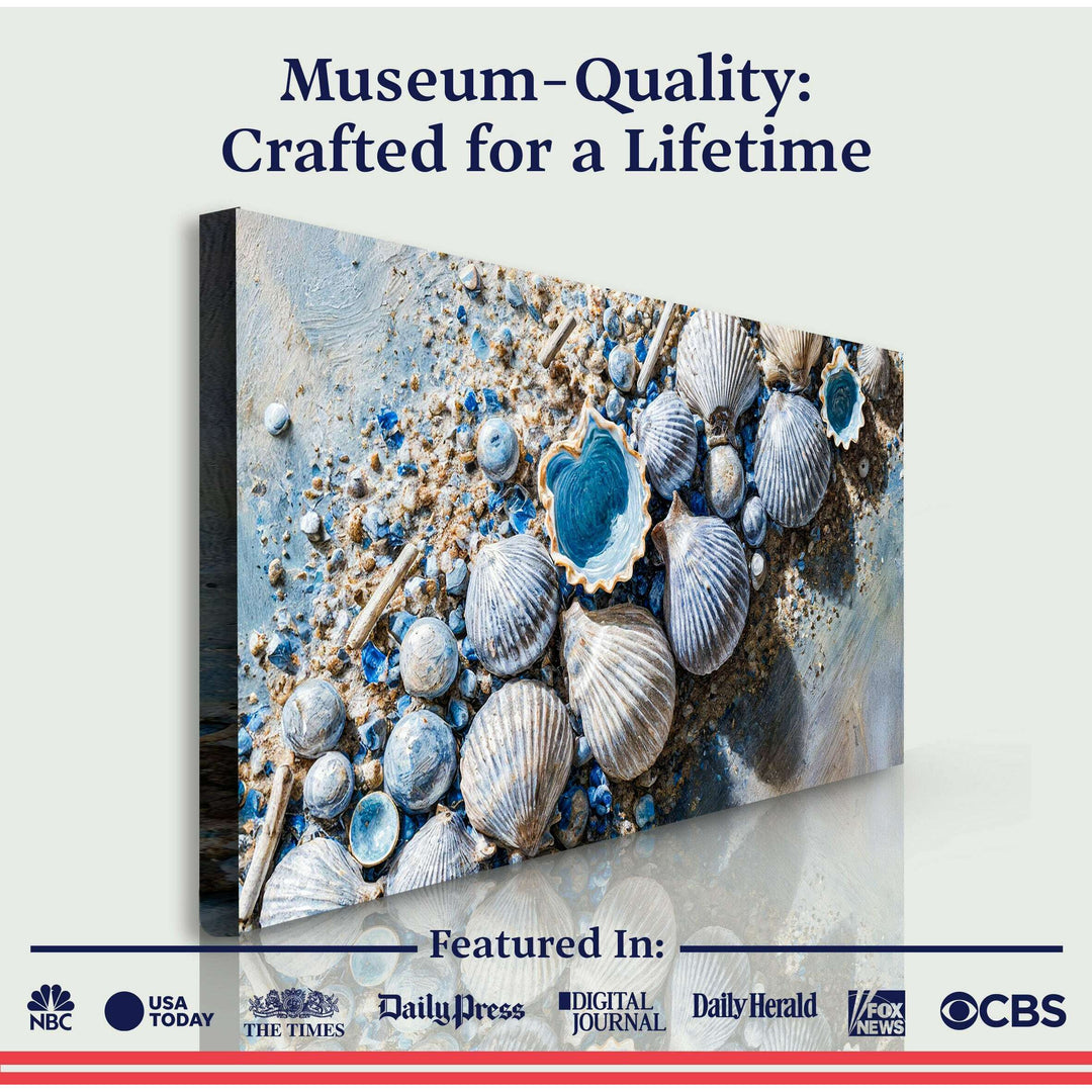 Sea Shells Modern Coastal Wall Art II