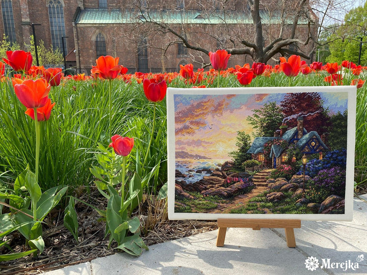 Seaside Hideaway K-165 Counted Cross-Stitch Kit