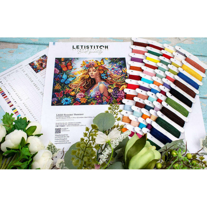 Seasons: Summer L8223 Counted Cross Stitch Kit