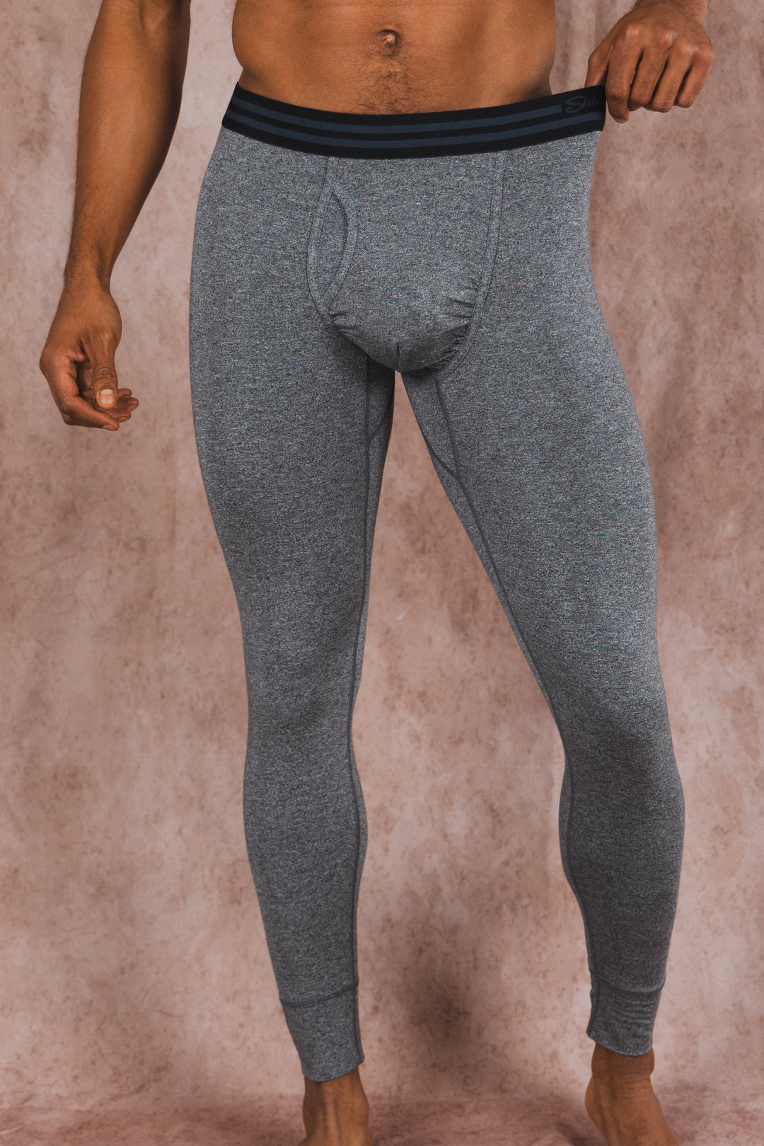 The Seattle Skyline | Heather Grey Ball Hammock® Long Johns