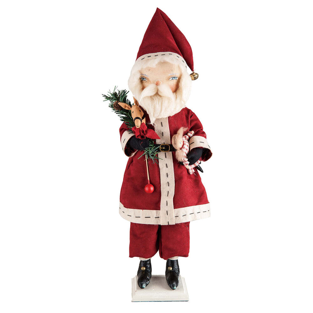 Sedrick Santa Gathered Traditions Art Doll by Joe Spencer 