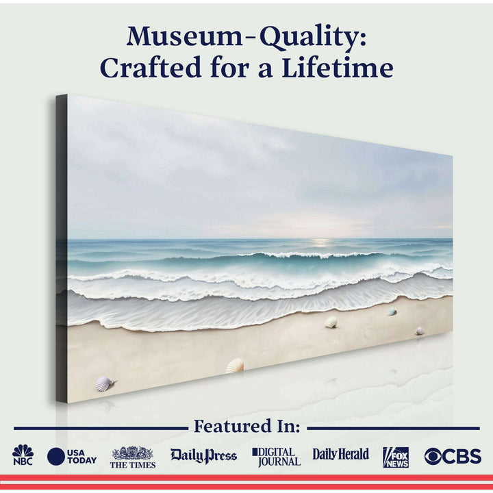 Serene Ocean Wave Coastal Wall Art III