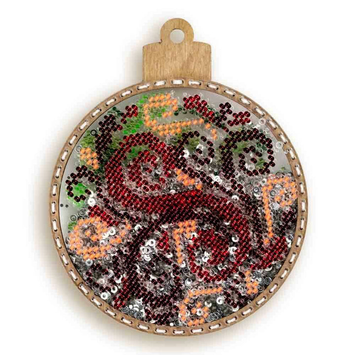 Set for embroidery with beads on a plastic base FLPL-062