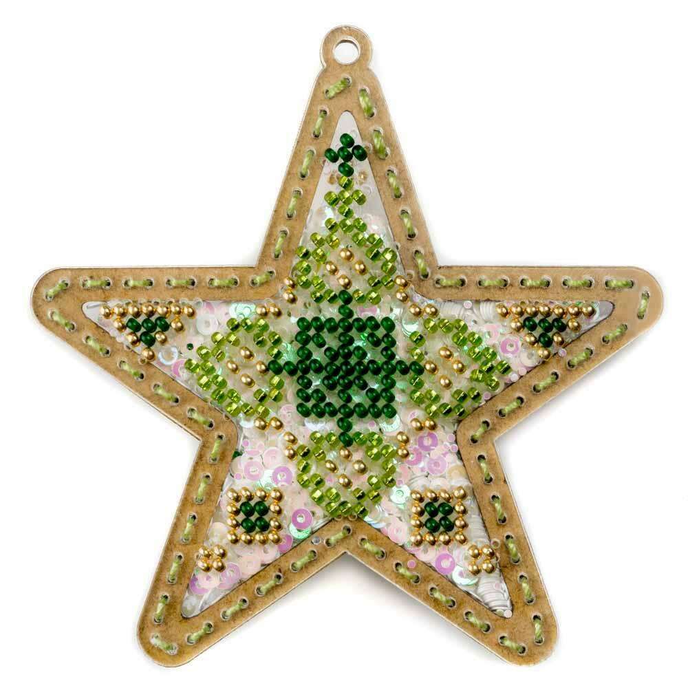 Set for embroidery with beads on a plastic base FLPL-069