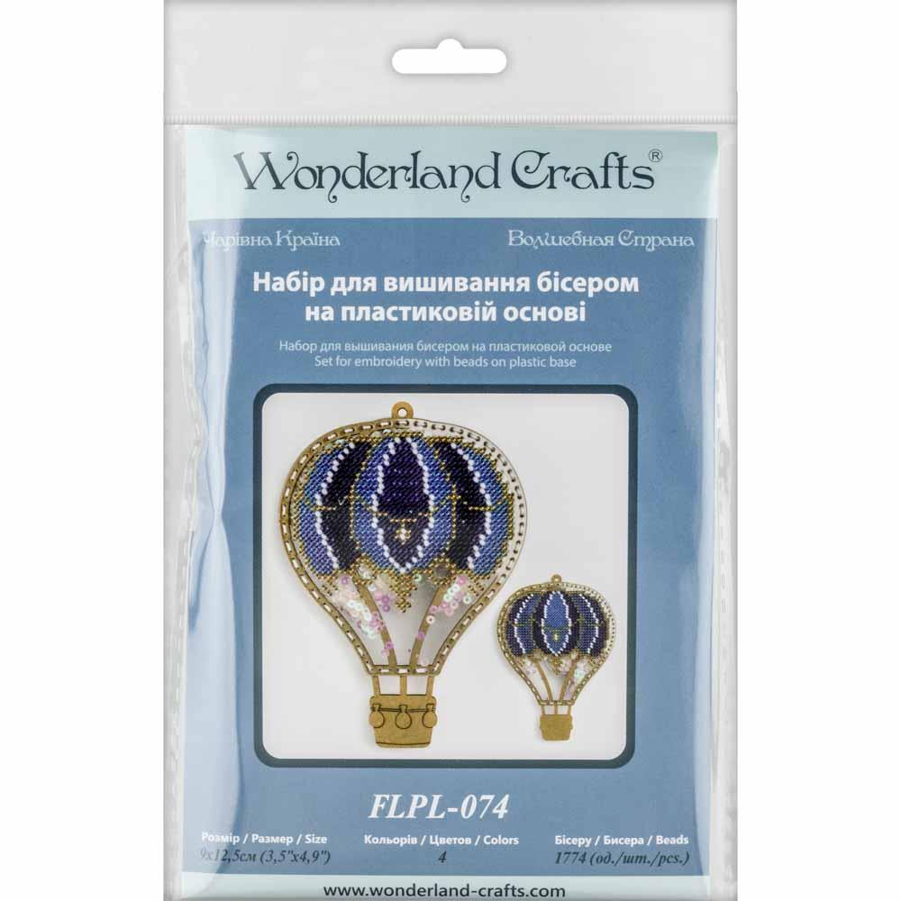 Set for embroidery with beads on a plastic base FLPL-074