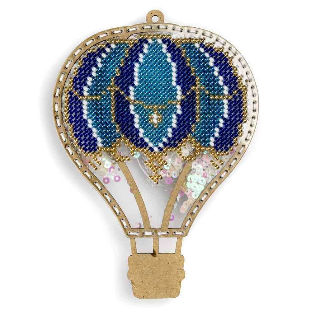 Set for embroidery with beads on a plastic base FLPL-074