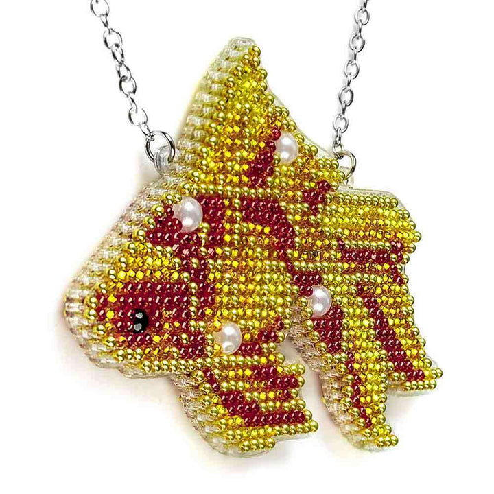 Set for embroidery with beads on a plastic base FLPL-096
