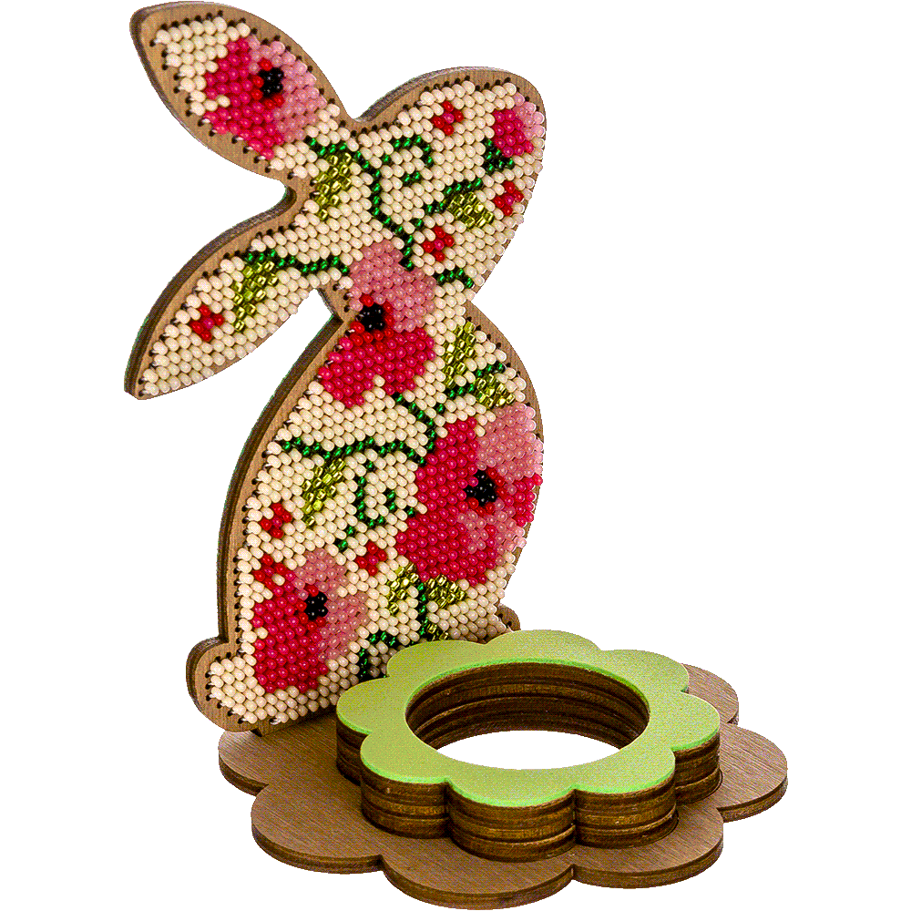 Set for embroidery with beads on wood FLK-267
