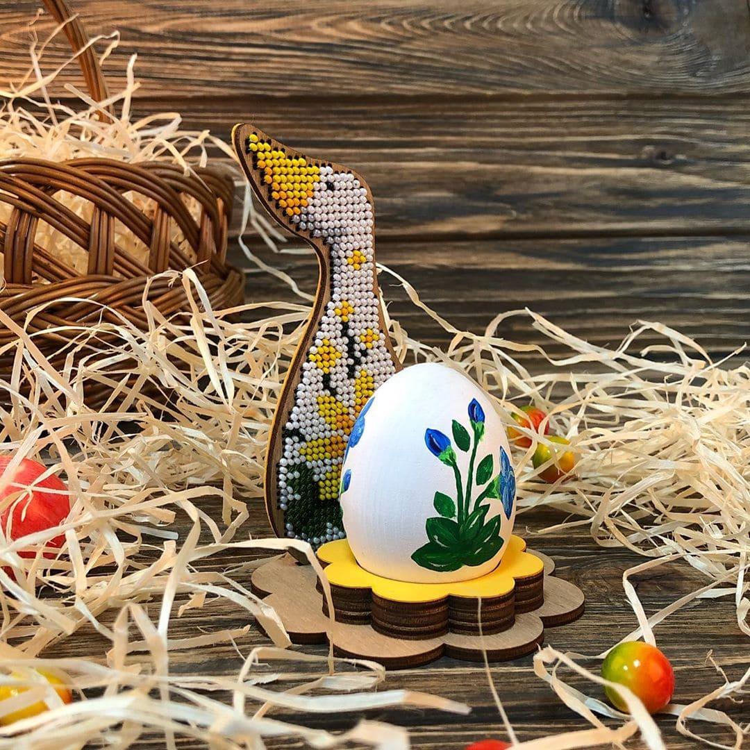 Set for embroidery with beads on wood FLK-268