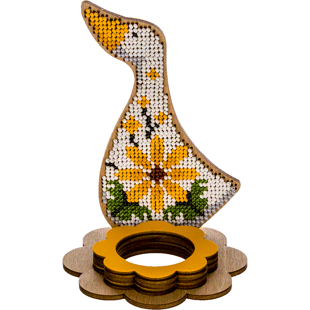 Set for embroidery with beads on wood FLK-268